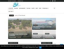 Tablet Screenshot of guadeloupe-actu.com